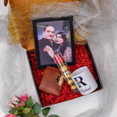 Personalised Wallet Frame With Mug Combo | Best Gift for him | Gift For husband | Sweet Chocolate Gift Combo | Personalised Unique Photo Frame | Birthday Gift | Best Anniversary Gift | - BBD GIFTS